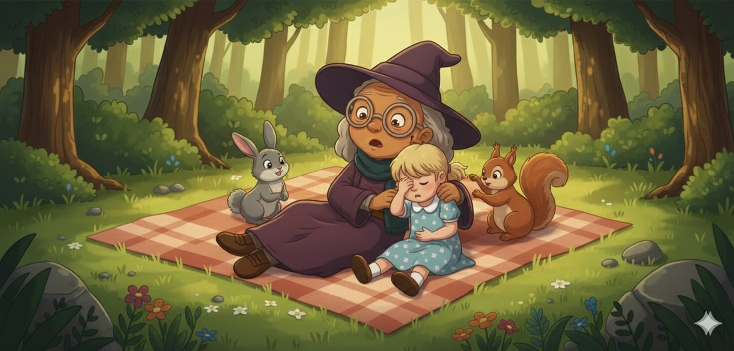 Ein Kind mit Migräne